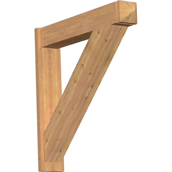 Ekena Millwork Traditional Arts & Crafts Smooth Outlooker, Western Red Cedar, 7 1/2"W x 40"D x 40"H OUT08X40X40TRA03SWR - main